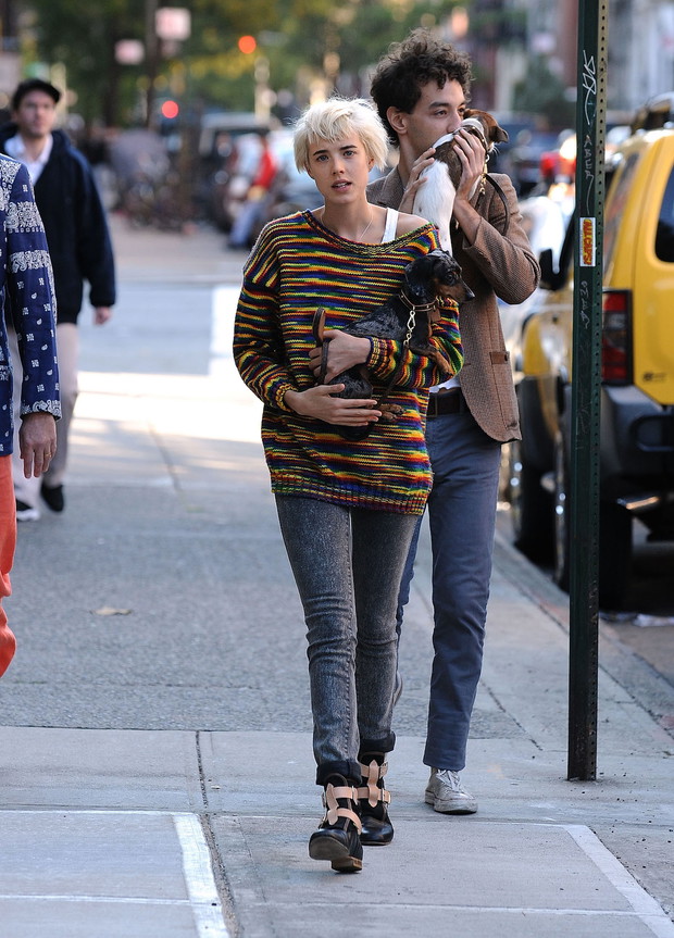 Agyness Deyn i jej boyfriend bob.