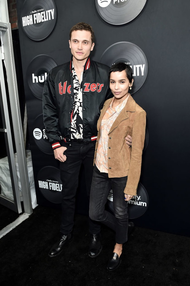 Zoë Kravitz i jej mąż Karl Glusman.