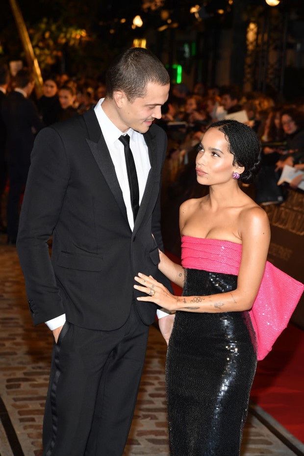 Zoë Kravitz i jej mąż Karl Glusman.