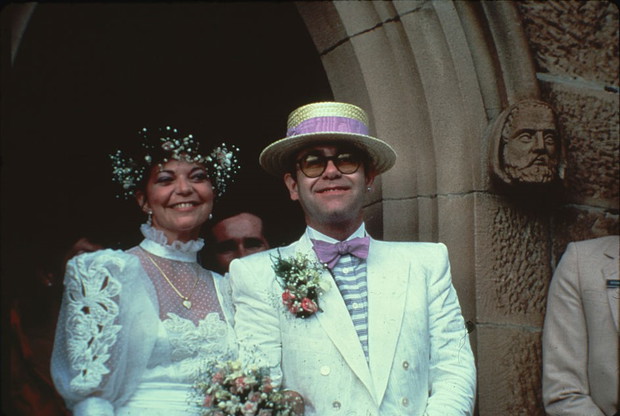 Elton John i Renate Blauel