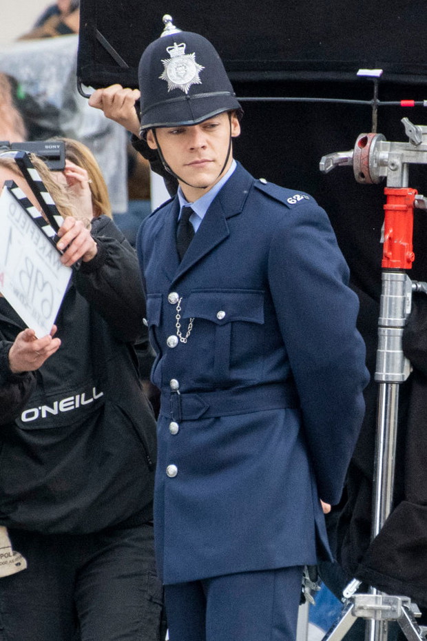 Harry Styles na planie filmu My Policeman
