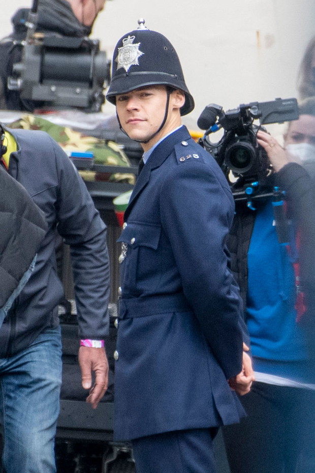 Harry Styles na planie filmu My Policeman