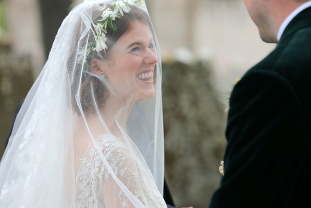 Rose Leslie w dniu ślubu.