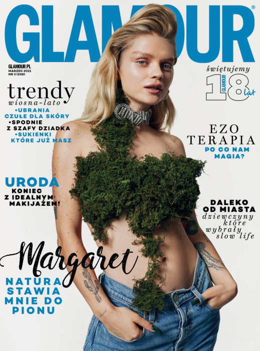 Marcowy numer GLAMOUR z Margaret na okładce już w sprzedaży! A co w środku?