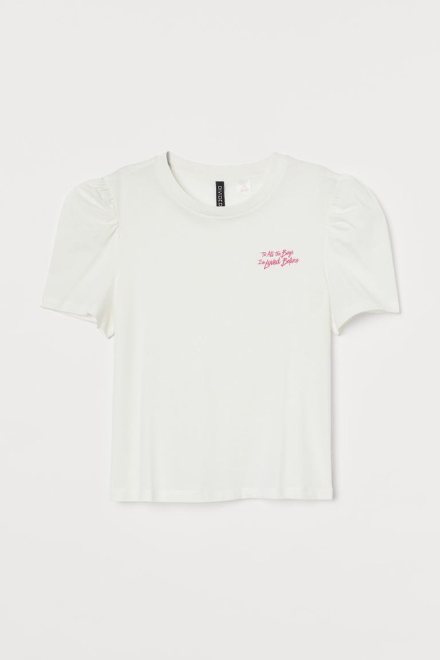 T-shirt z kolekcji „Do wszystkich chłopców, których kochałam” x H&M, 29,99 zł