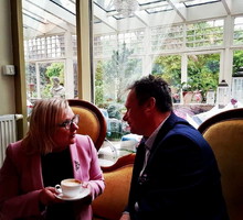Beata Kempa z mężem