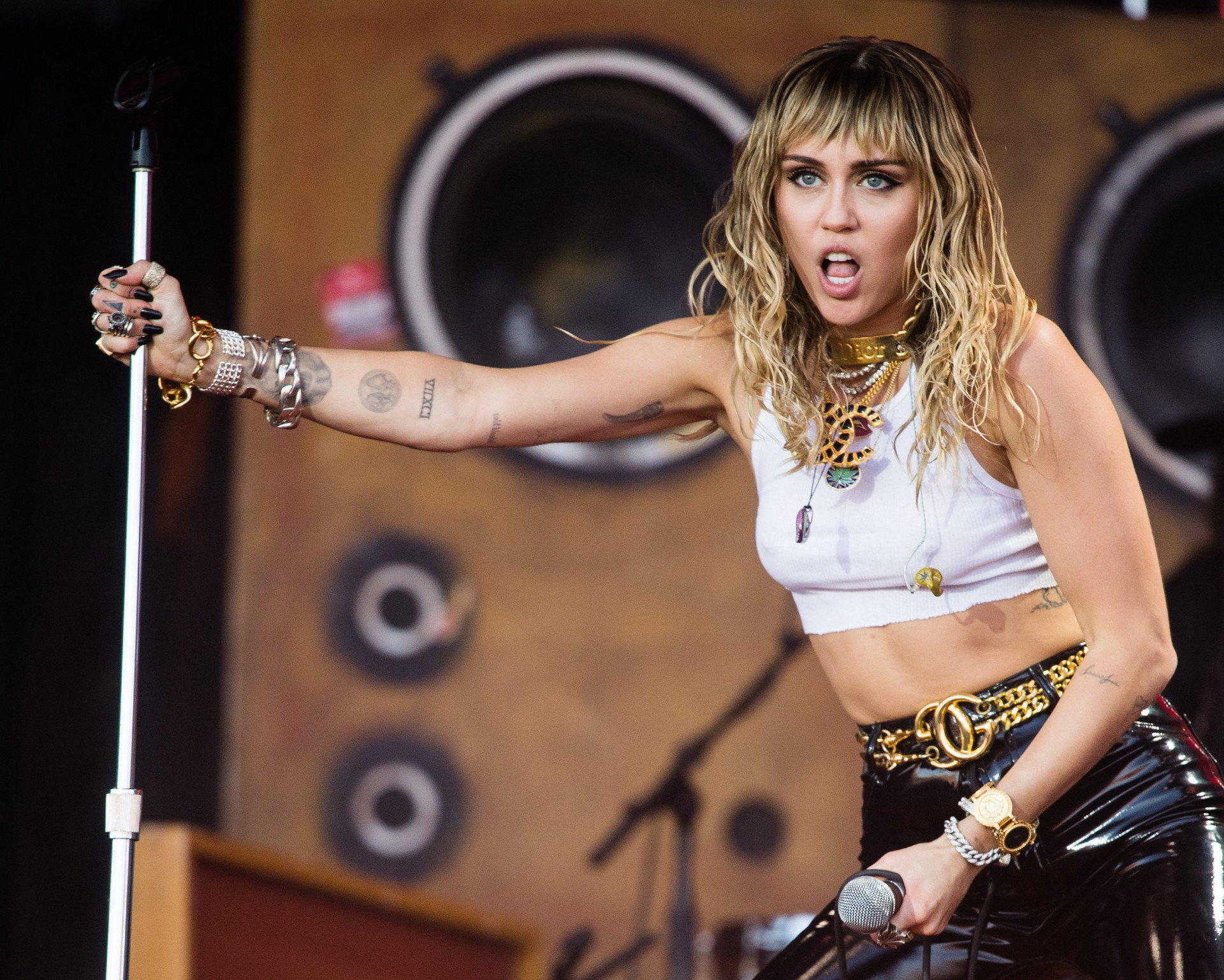 Tatuaż przedramię - Miley Cyrus