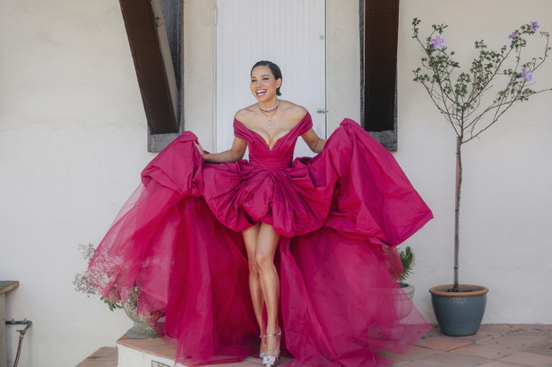 SAG Awards 2021 najlepsze stylizacje: Jurnee Smollett w sukience Prabal Gurung