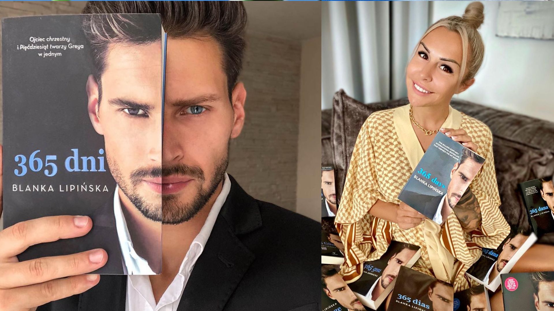 Kamil Niziński, model z okładki „365 dni”, wydał własną powieść. Czy zagrozi Blance Lipińskiej?
