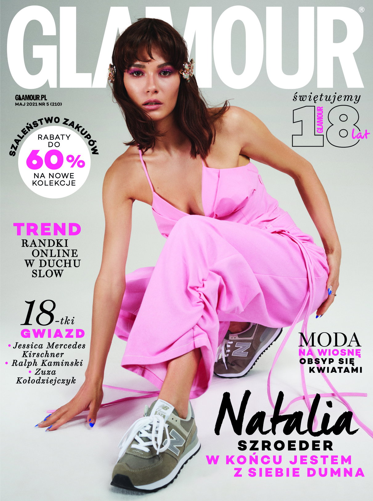Majowy urodzinowy numer GLAMOUR z Natalią Szroeder już w sprzedaży