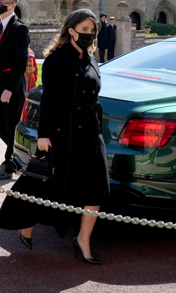 Księżniczka Eugenia na pogrzebie księcia Filipa