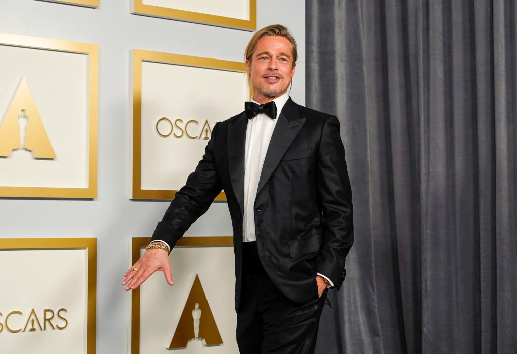 Brad Pitt na 93. ceremonii rozdania Oscarów.