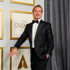 Brad Pitt na 93. ceremonii rozdania Oscarów.