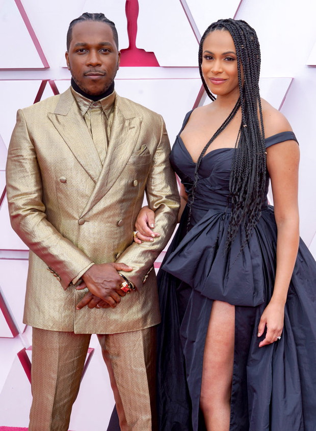Oscary 2021 – stylizacje gwiazd: Leslie Odom Jr.i Nicolette Robinson