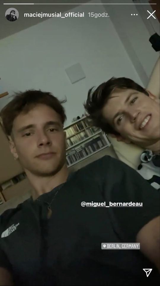 Maciej Musiał i Miguel Bernardeau