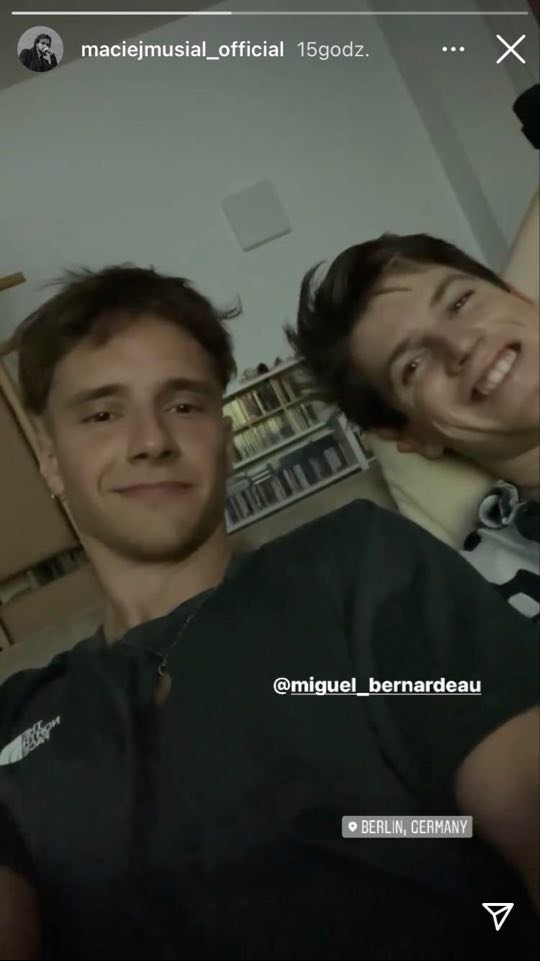 Maciej Musiał i Miguel Bernardeau