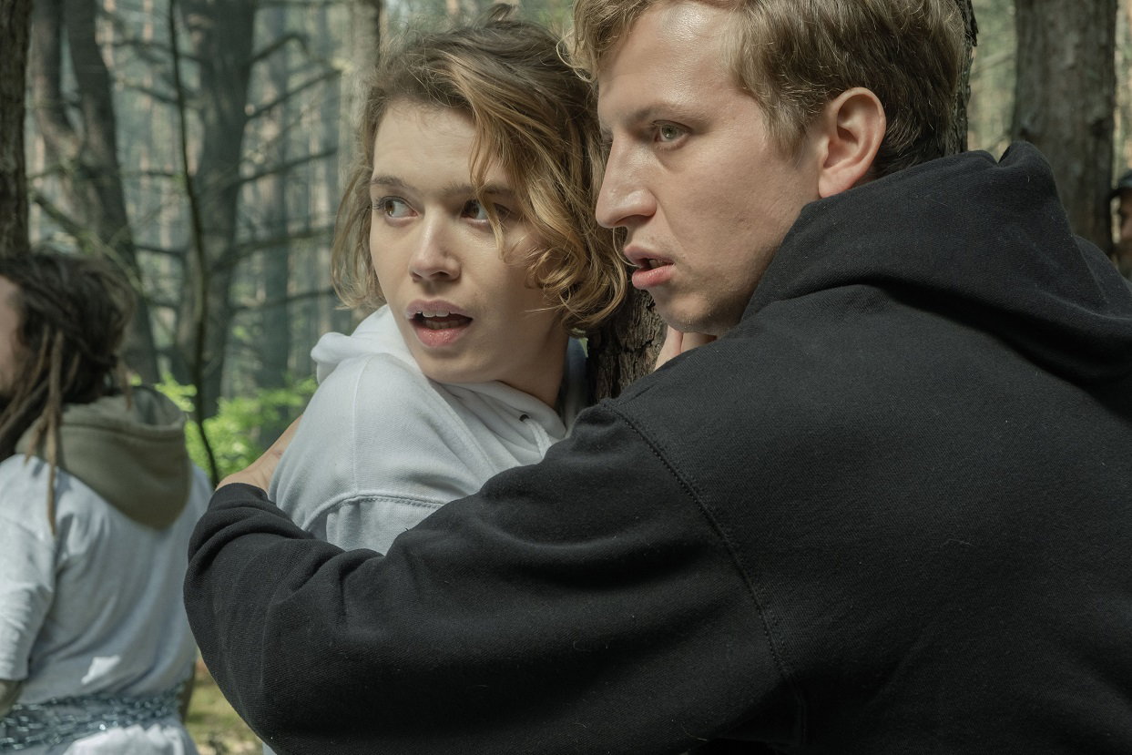 Zdjęcia z planu filmu „Kryptonim Polska” w reżyserii Piotra Kumika