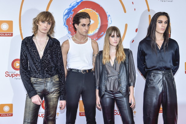 Maneskin na Polsat SuperHit Festiwal w Sopocie.