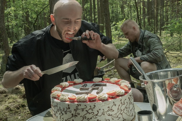 Zdjęcia z planu filmu „Kryptonim Polska” w reżyserii Piotra Kumika