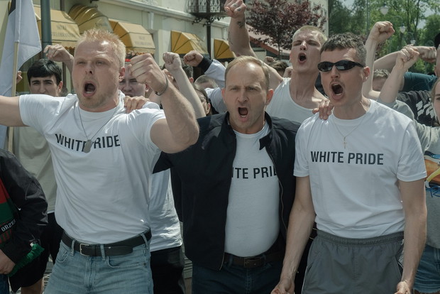 Zdjęcia z planu filmu „Kryptonim Polska” w reżyserii Piotra Kumika