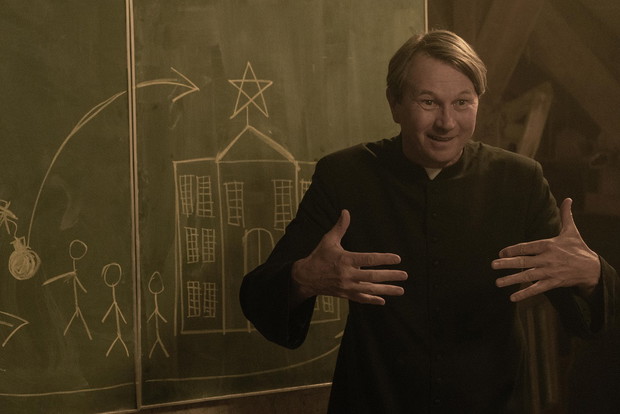 Zdjęcia z planu filmu „Kryptonim Polska” w reżyserii Piotra Kumika