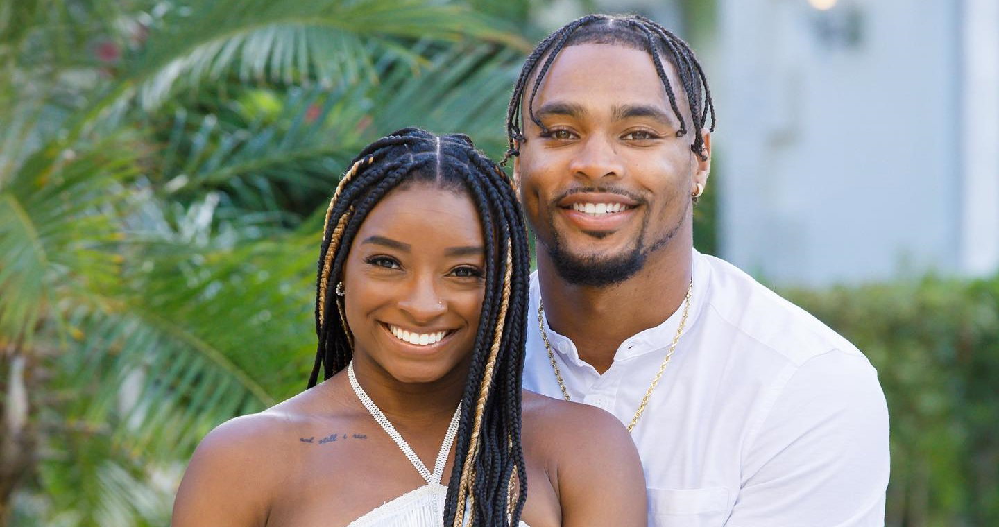 Simone Biles i Jonathan Owens wzięli ślub, a wszystko zaczęło się od aplikacji randkowej