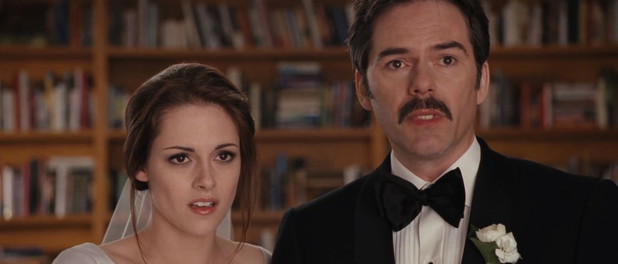 Kristen Stewart i Billy Burke, czyli Bella i Charlie Swan
