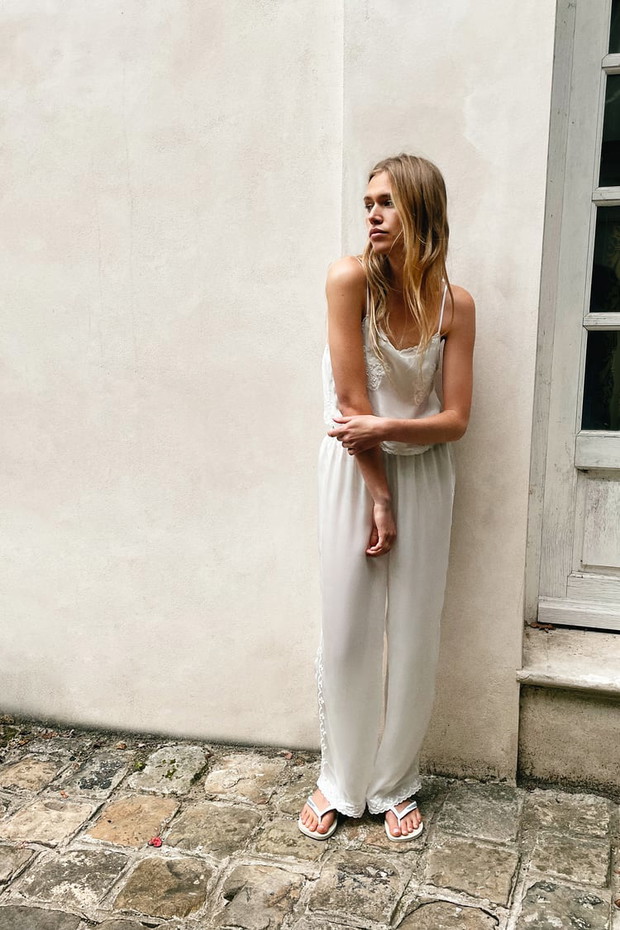 Top i spodnie z kolekcji ślubnej, Zara, 99,90 i 139,90 zł