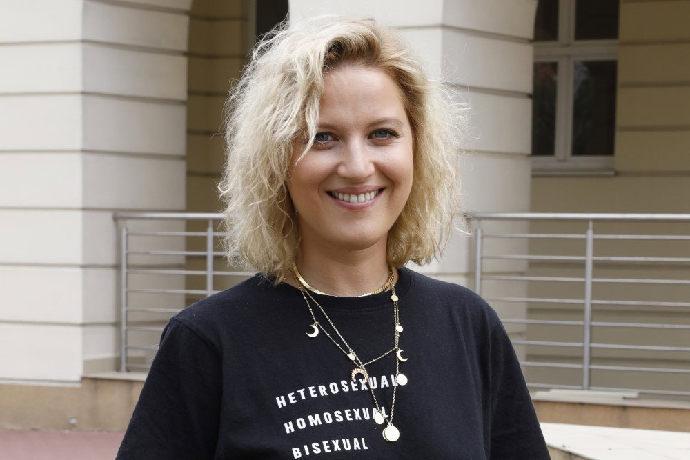 Aleksandra Domańska nago w ciąży