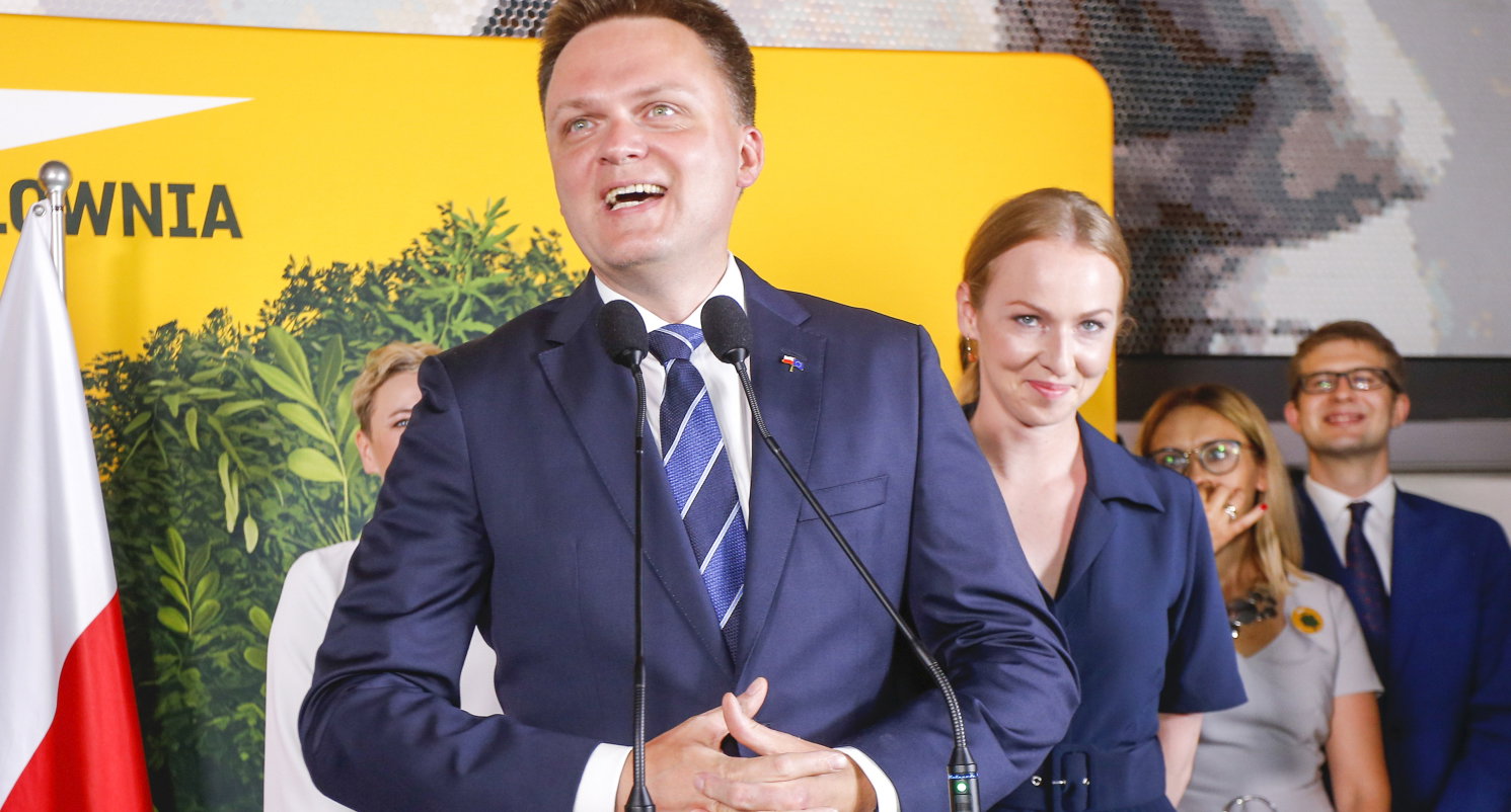 scena z: Szymon Hołownia, fot. Baranowski/AKPA