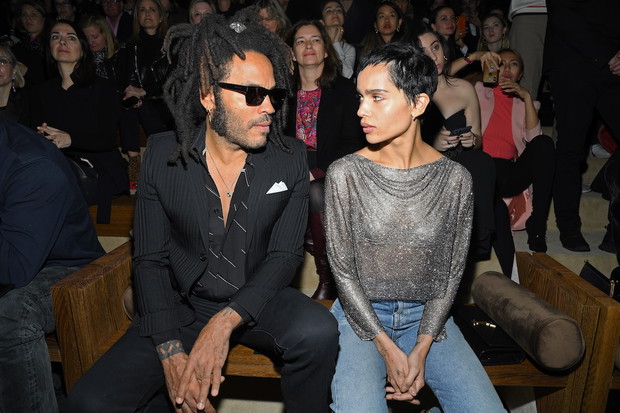 Zoë Kravitz z ojcem.