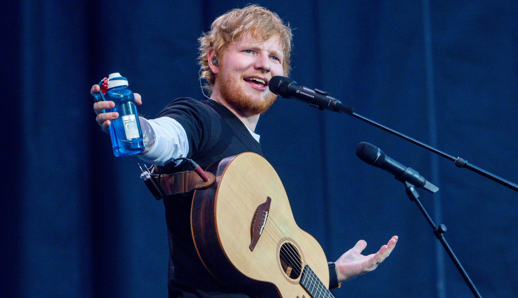Ed Sheeran Concert At Wanda Metropolitano In Madrid