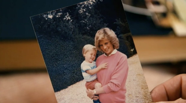 Księżna Diana z synami Williamem i Harrym