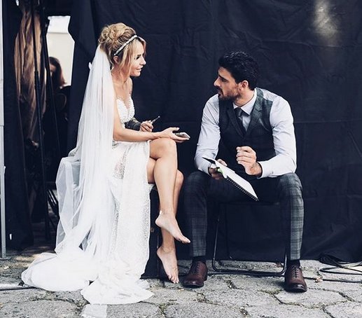 Blanka Lipińska na planie 365 dni