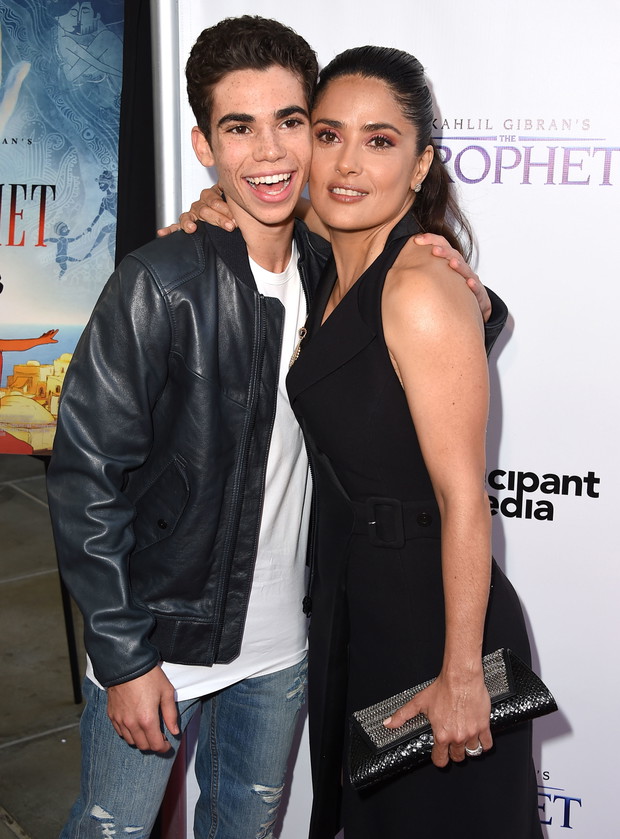 Salma Hayek i Cameron Boyce
