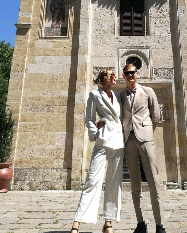 Frida Gustavsson na ślubie Moniki Jagaciak