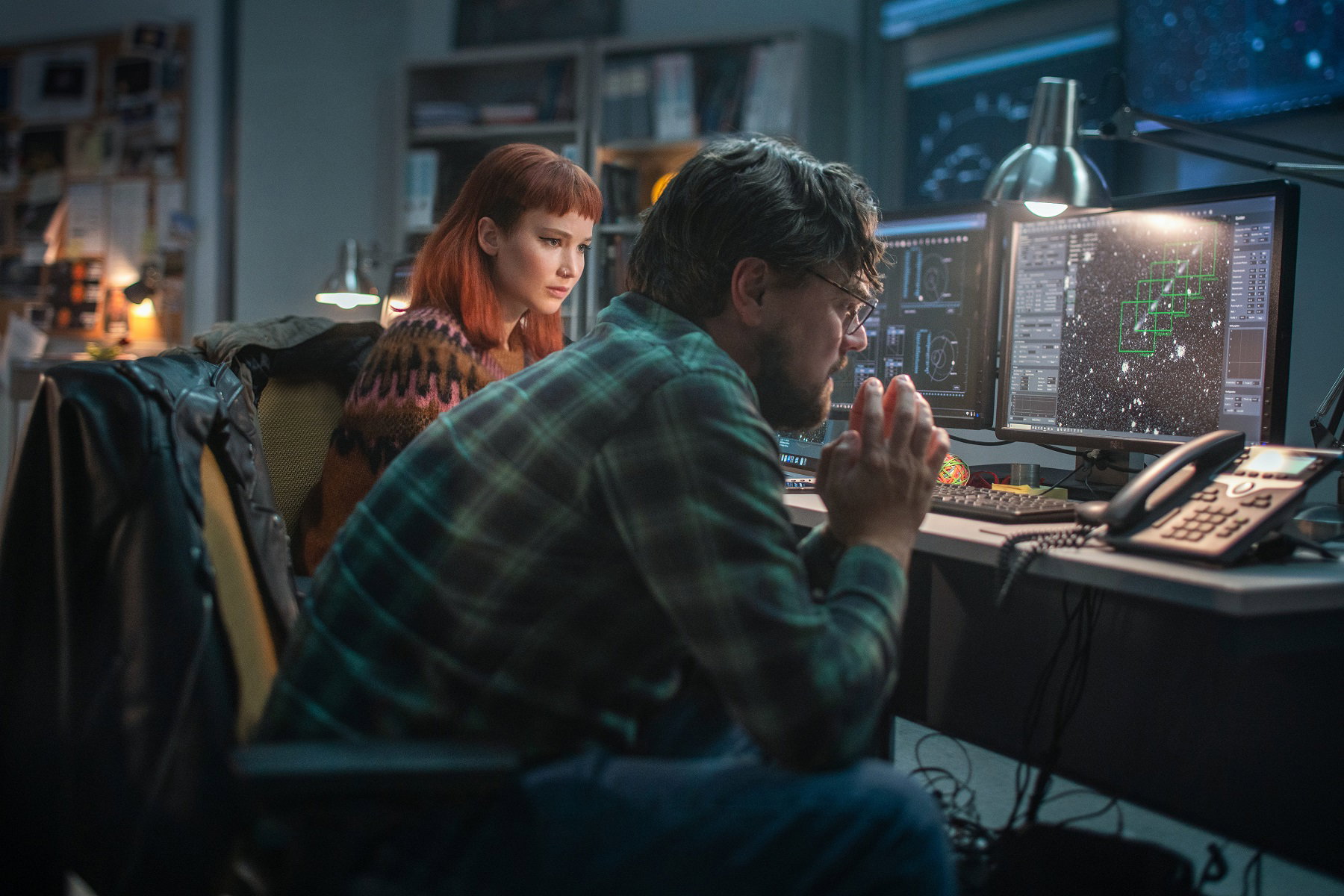 Gwiazdorska obsada w nowym filmie Netflixa „Nie patrz w górę”