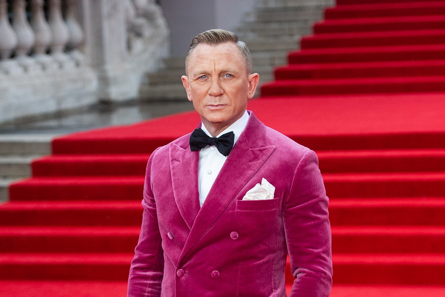 Daniel Craig na premierze „Nie czas umierać”