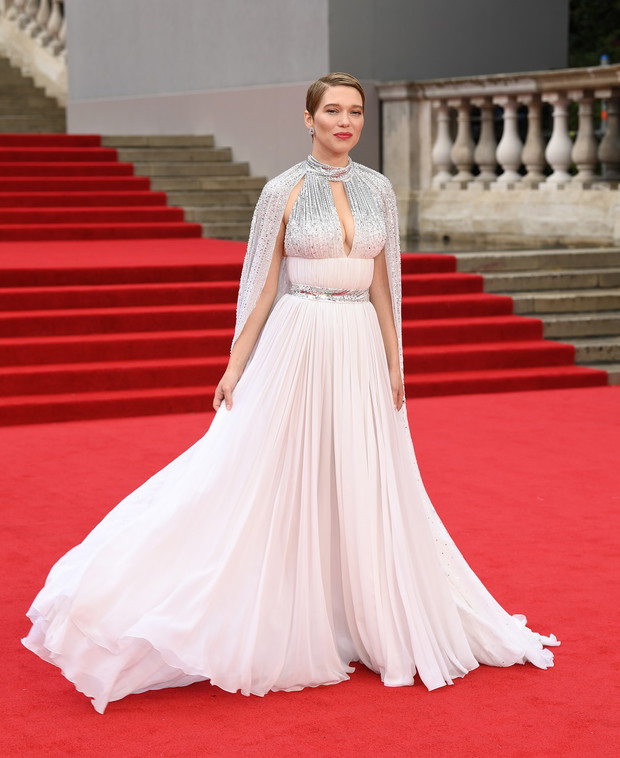 Léa Seydoux na premierze „Nie czas umierać