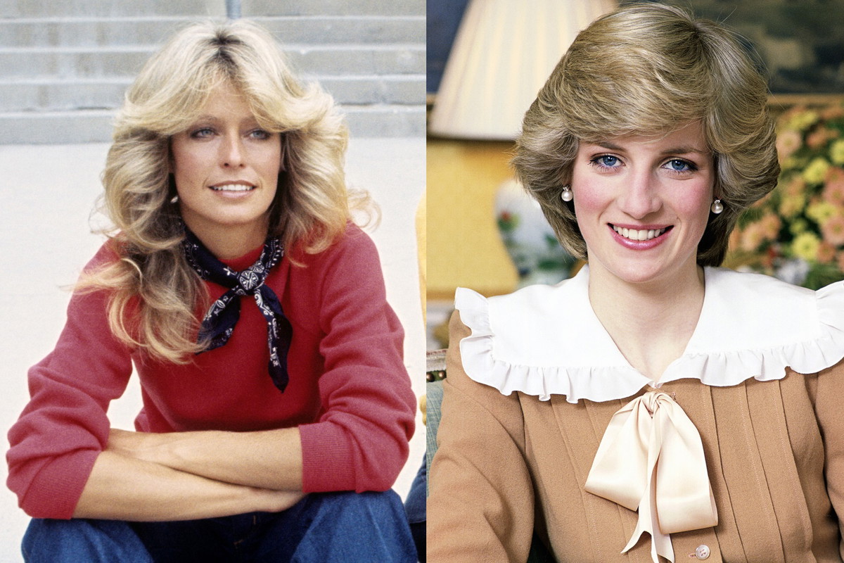 Tiktokerki odtwarzają fryzury z lat 70. i 80. – Farrah Fawcett i księżna Diana wciąż inspirują
