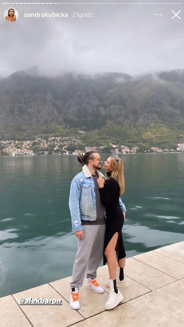 Sandra Kubicka i Baron na romantycznych wakacjach w Czarnogórze