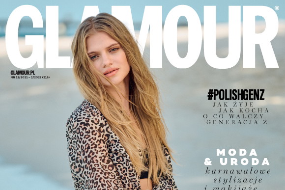 Dominika Wysocka na okładce magazynu GLAMOUR