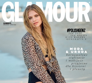Dominika Wysocka na okładce magazynu GLAMOUR