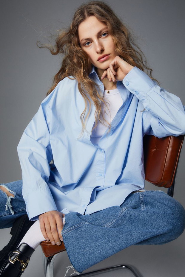 Koszula w męskim stylu, H&M, 79,99 zł