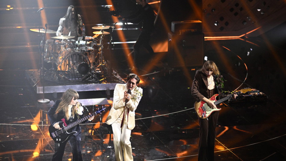 Występ Maneskin na Festiwalu Piosenki Włoskiej w San Remo 2022