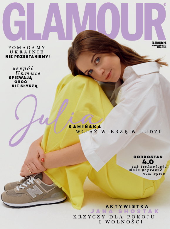 Kwietniowe wydanie GLAMOUR z Julią Kamińską na okładce już w sprzedaży!
