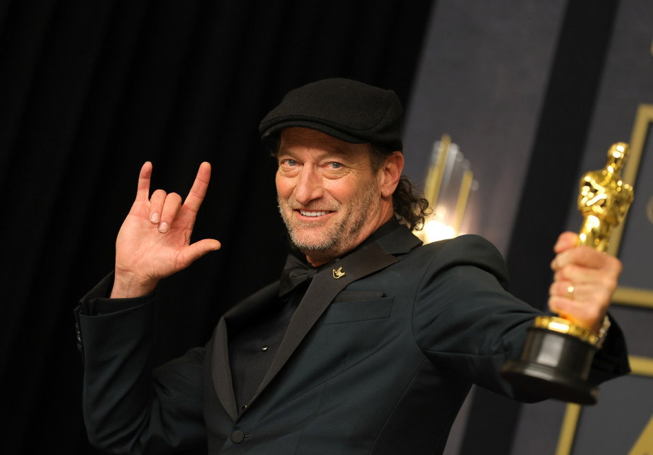 Troy Kotsur na gali wręczenia Oscarów