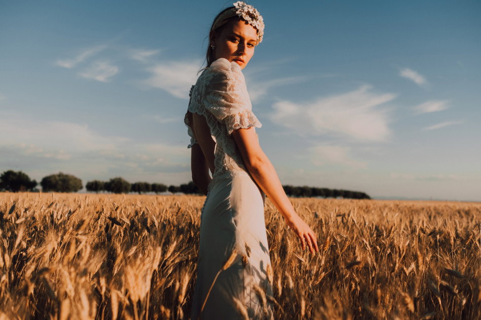 Suknia ślubna boho