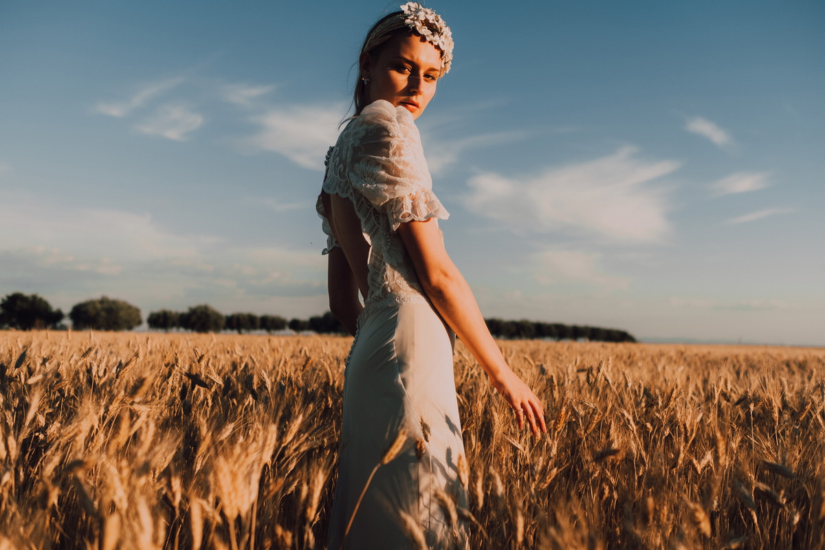 Suknia ślubna boho