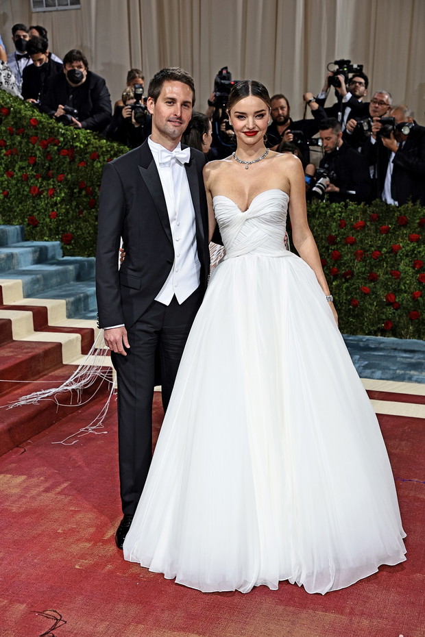 Met Gala 2022 - Evan Spiegel i Miranda Kerr